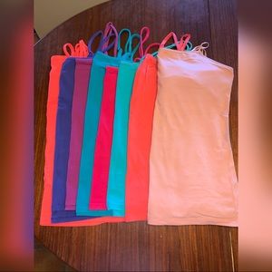 Lot of 8 Mixed Layering Tanks